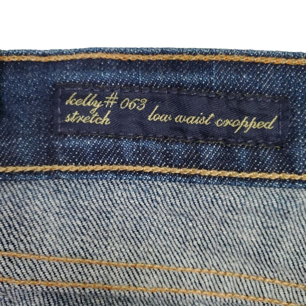 Citizens Of Humanity Womens Sz 29 Jeans Kelly #003 Low Waist Denim Cropped Blue - Picture 10 of 11